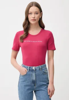 United Colors of Benetton tricou din bumbac culoarea rosu, 3GA2E16A2 imagine