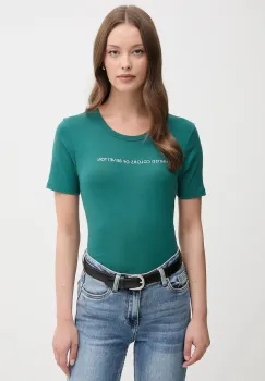 United Colors of Benetton tricou din bumbac culoarea rosu, 3GA2E16A2 imagine