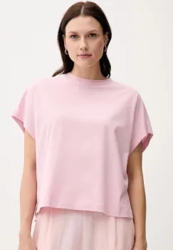 United Colors of Benetton tricou din bumbac culoarea roz, 3096D1071 imagine