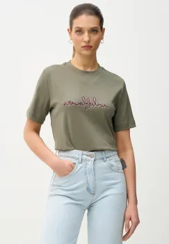 United Colors of Benetton tricou din bumbac culoarea verde, 3DCJD10B5 imagine