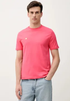 United Colors of Benetton tricou din bumbac culoarea verde, uni, 3MI5J1AF7 imagine
