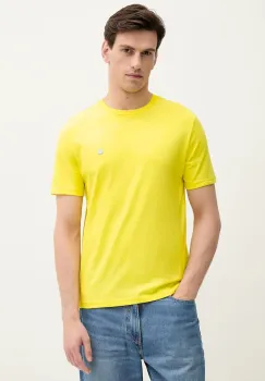 United Colors of Benetton tricou din bumbac culoarea verde, uni, 3MI5J1AF7 imagine