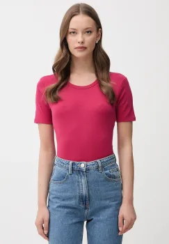 United Colors of Benetton tricou din bumbac culoarea violet, 3GA2E16A0 imagine