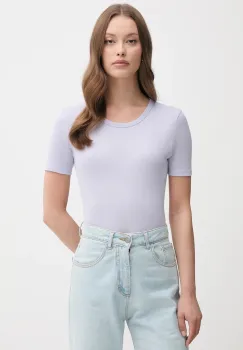 United Colors of Benetton tricou din bumbac culoarea violet, 3GA2E16A0 imagine