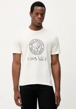 United Colors of Benetton tricou din bumbac culoarea violet, cu imprimeu, 3I1XU1096 imagine