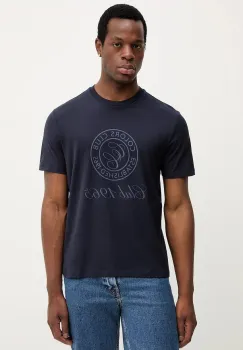 United Colors of Benetton tricou din bumbac culoarea violet, cu imprimeu, 3I1XU1096 imagine