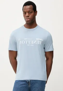 United Colors of Benetton tricou din bumbac culoarea violet, cu imprimeu, 3I1XU1096 imagine