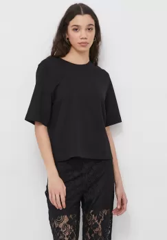 United Colors of Benetton tricou din bumbac femei, culoarea negru imagine