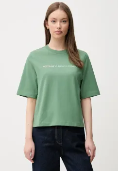 United Colors of Benetton tricou din bumbac femei, culoarea verde, 3BL0D109D imagine