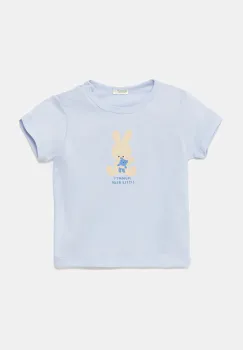 United Colors of Benetton tricou din bumbac pentru bebelusi 3I1XA1067 imagine