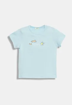 United Colors of Benetton tricou din bumbac pentru bebelusi 3I1XA1067 imagine