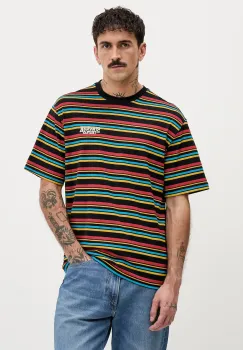 United Colors of Benetton tricou din bumbac x Stranger Things culoarea negru, modelator, 3LQMU10BC imagine