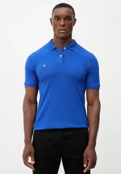 United Colors of Benetton tricou polo culoarea alb, uni, 3WG9U301Z imagine