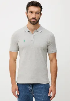 United Colors of Benetton tricou polo culoarea alb, uni, 3WG9U301Z imagine