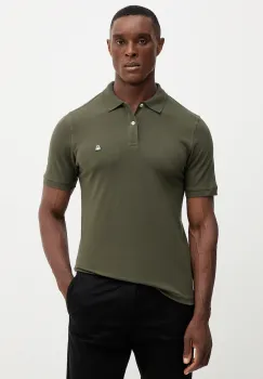 United Colors of Benetton tricou polo culoarea alb, uni, 3WG9U301Z imagine