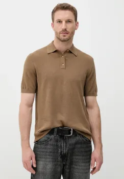 United Colors of Benetton tricou polo culoarea verde, uni, 14HAU301K imagine