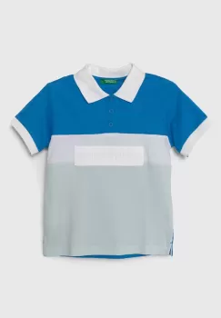 United Colors of Benetton tricouri polo din bumbac pentru copii modelator imagine