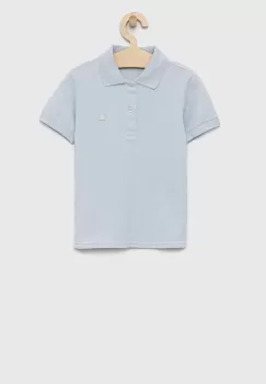 United Colors of Benetton tricouri polo din bumbac pentru copii neted imagine