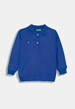 United Colors of Benetton tricouri polo din bumbac pentru copii uni, 3089G3009 imagine
