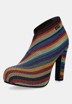 United Nude botine Fold Hi II cu toc drept, 1087092105 imagine