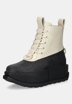 United Nude botine Roko Patrol Boot femei, culoarea negru, cu platforma, 10881510192 imagine