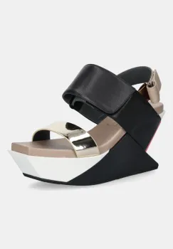 United Nude sandale Delta Wedge Sandal culoarea negru, 1041389316 imagine
