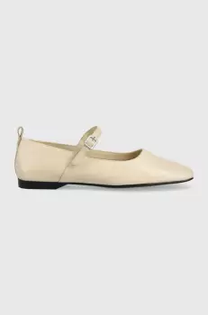 Vagabond balerini de piele Delia culoarea bej, imagine