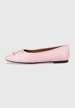 Vagabond balerini de piele JOLIN culoarea roz, 5508.101.45 imagine