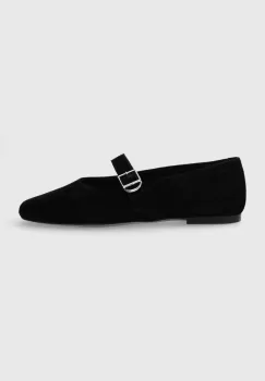 Vagabond balerini din piele intoarsa JOLIN culoarea negru, 5608.040.20 imagine