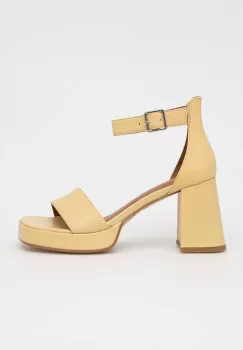 Vagabond sandale de piele FIONA culoarea bej imagine