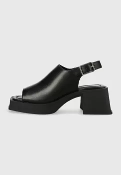 Vagabond sandale de piele HENNIE culoarea negru, 5537.101.20 imagine