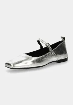 Vagabond Shoemakers balerini de piele DELIA culoarea argintiu, 5307-483-79 imagine