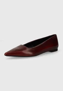 Vagabond Shoemakers balerini de piele HERMINE culoarea bordo, 5733-018-47 imagine