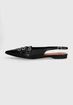 Vagabond Shoemakers balerini de piele HERMINE culoarea negru, cu toc deschis, 5533.101.20 imagine