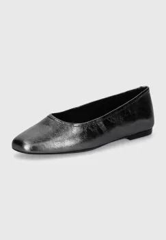 Vagabond Shoemakers balerini de piele JOLIN culoarea argintiu, 5508-083-66 imagine
