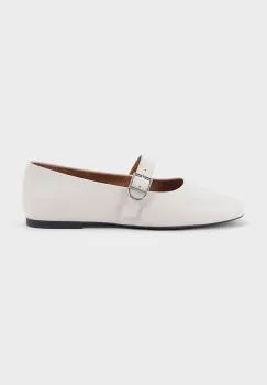 Vagabond Shoemakers balerini de piele JOLIN culoarea bej, 5608-001-02 imagine