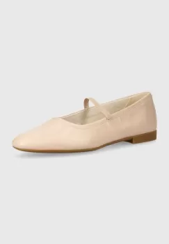 Vagabond Shoemakers balerini de piele SIBEL culoarea roz, 5758-101-57 imagine