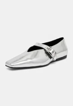 Vagabond Shoemakers balerini de piele WIOLETTA culoarea argintiu, 5701-283-79 imagine