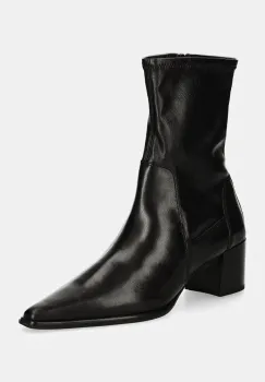 Vagabond Shoemakers botine GISELLE femei, culoarea negru, cu toc drept, 5654-202-20 imagine