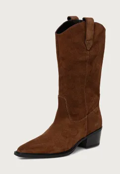 Vagabond Shoemakers cizme cowboy pentru femei din piele intoarsa KELSEY imagine
