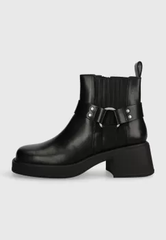 Vagabond Shoemakers cizme de piele DORAH femei, culoarea negru, cu toc plat, 5642.801.20 imagine