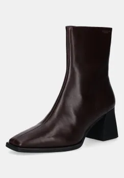 Vagabond Shoemakers cizme de piele HEDDA culoarea bordo, cu toc drept, 5002-001-44 imagine