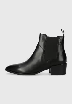 Vagabond Shoemakers cizme de piele MARJA femei, culoarea negru, cu toc drept, 5613.101.20 imagine