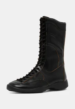 Vagabond Shoemakers cizme de piele SKY culoarea negru, cu toc plat, 6037-099-20 imagine
