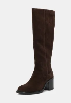 Vagabond Shoemakers cizme din piele intoarsa MERYL culoarea maro, cu toc drept, 6047-040-31 imagine