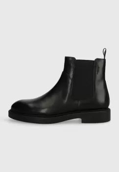 Vagabond Shoemakers ghete chelsea de piele ALEX W femei, culoarea negru, cu toc plat, 5648.101.20 imagine