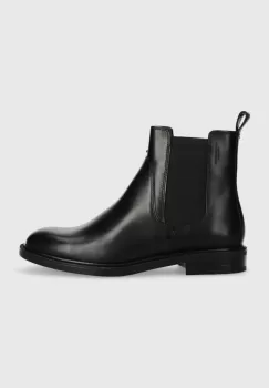 Vagabond Shoemakers ghete chelsea de piele AMINA femei, culoarea negru, cu toc plat, 5603.001.20 imagine