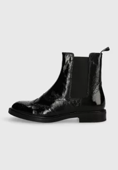Vagabond Shoemakers ghete chelsea de piele AMINA femei, culoarea negru, cu toc plat, 5603.160.20 imagine