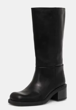 Vagabond Shoemakers ghete de piele DANIELLA femei, culoarea negru, cu toc drept, 5820-001-20 imagine