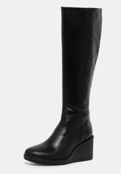 Vagabond Shoemakers ghete de piele DEENA femei, culoarea negru, toc pana, 5832-001-20 imagine